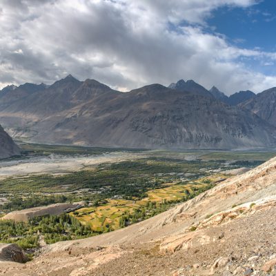 Blick auf Langar im Wakhan-Korridor