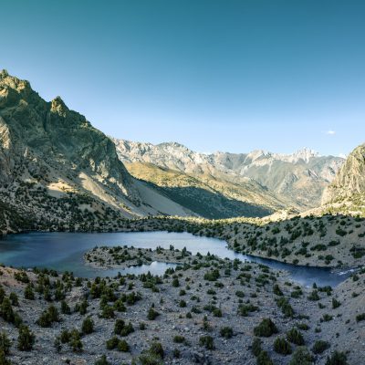 Blick auf den Alaudin-See (2700m)