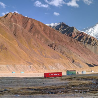 Basecamp am Peak Lenin