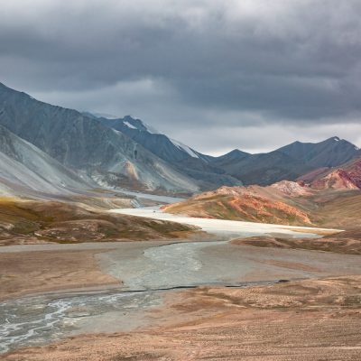 Flusstal in der Transalaiebene