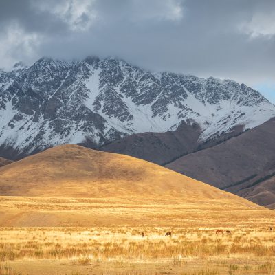 Abendstimmung auf der Naryn-Hochebene