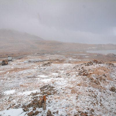 Wetterumbruch am Arabel-Pass (3839m)