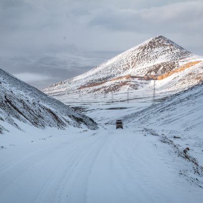 Rutschige Angelegenheit ohne Schneeketten