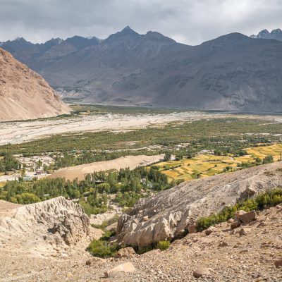 Zusammenfluss von Pamir und Wakhan bei Langar