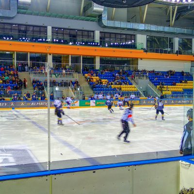 Eishockeyspiel Almaty gegen Aktobe