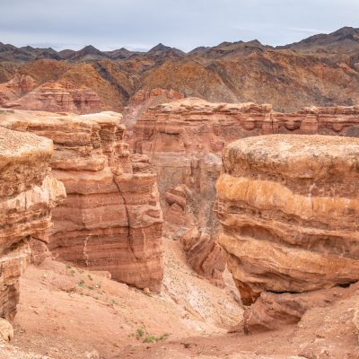 Erodierte Sandsteinformationen