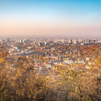 Blick über Almaty
