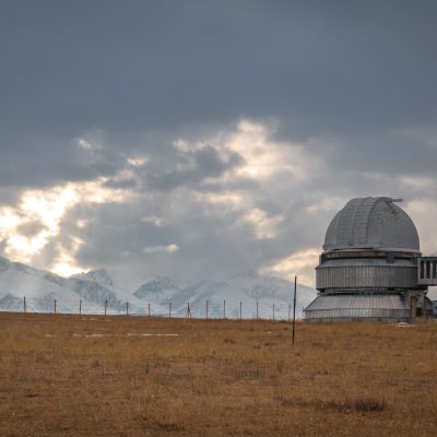 1m-Zeiss-Spiegelteleskop, seit 1981 in Benutzung