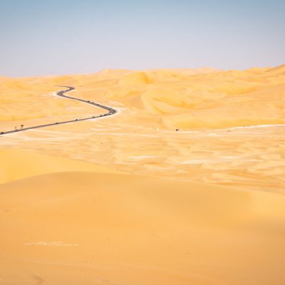 Straße durch das Empty Quarter