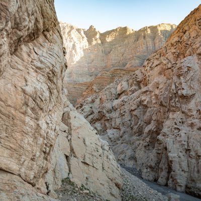 Tief eingeschnittenes Wadi