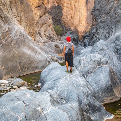 Einstieg zum kleinen Snake-Canyon