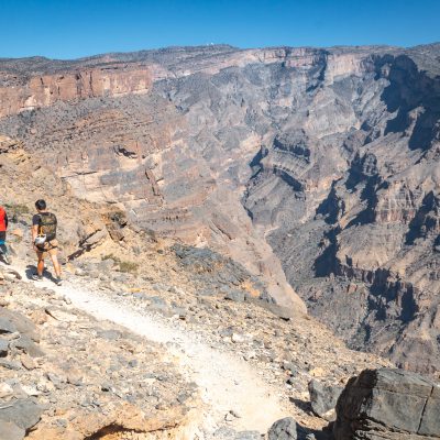 Wanderweg (balcony way) am Grand Canyon zum verlassenen Dorf As Sab