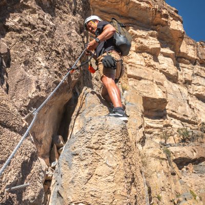 Klettersteig am Grand Canyon