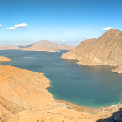 Blick auf den Fjord Khwar Naid, Musandam