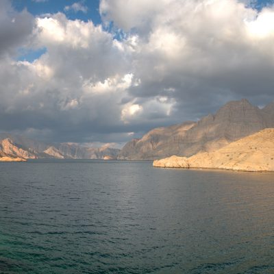 Abenddämmerung im Sham-Fjord, MUsandam