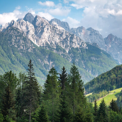 Julische Alpen bei Kranjska Gora, Slowenien