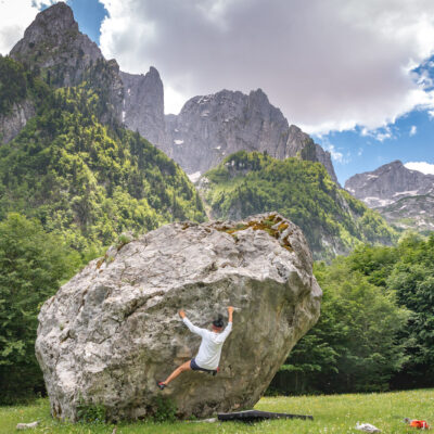 Bouldern im NP Prokletije