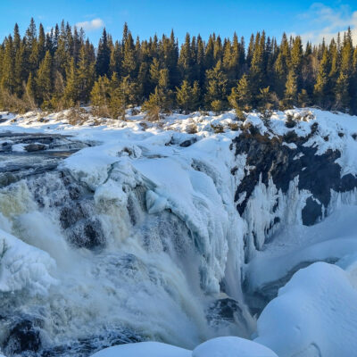 Tännforsen, Schwedens größter Wasserfall
