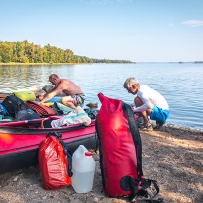 Paddeltour auf dem Åsnen-See