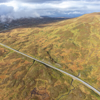 die höchstgelegene Asphaltstraße Schwedens